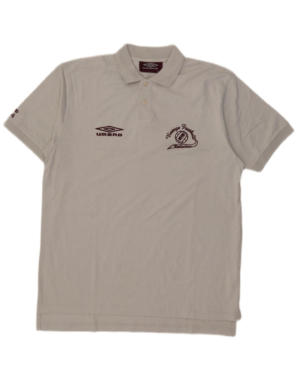Umbro Polo Graphique Homme XL Gris Coton