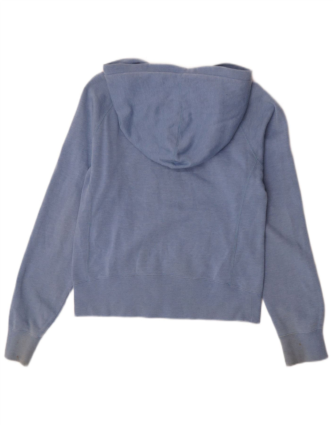 Hurley Pull à capuche graphique surdimensionné pour femme UK 10 Petit Bleu Coton