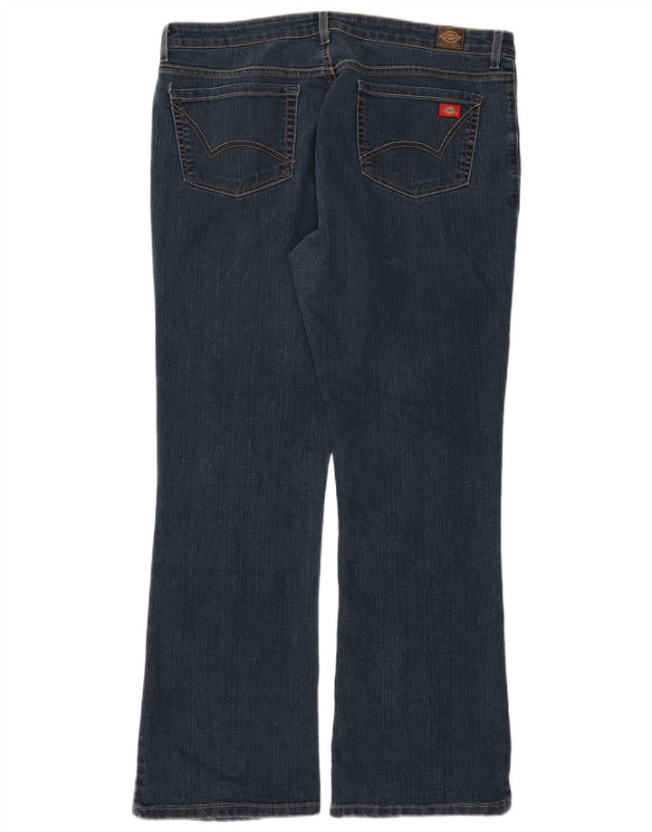 Dickies Jean bootcut pour femme US 16 2XL W36 L33 Bleu Coton