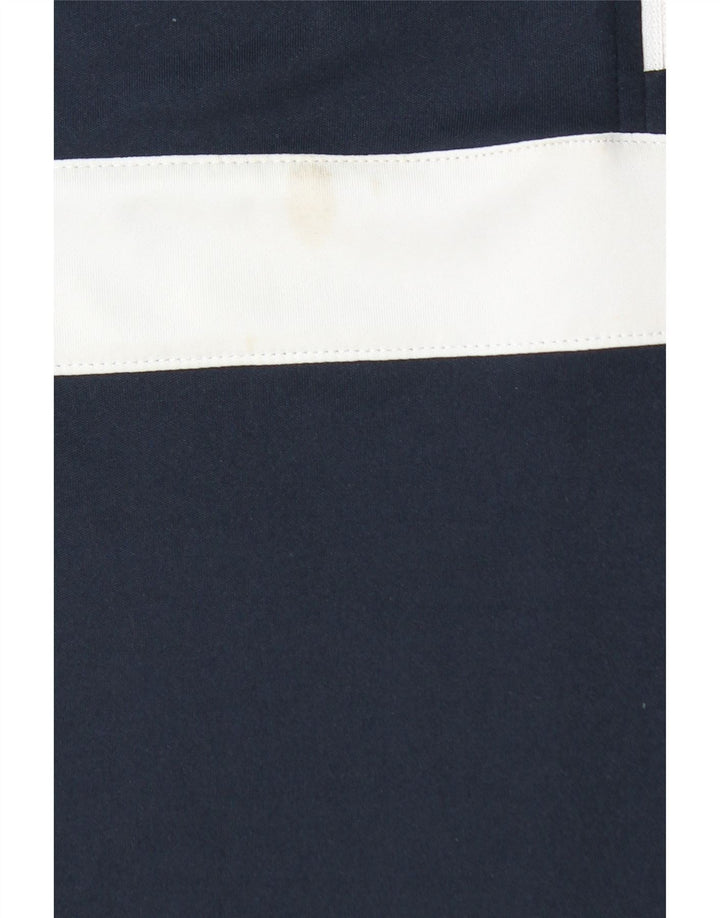 Dkny Haut de Survêtement Pull à Col Zippé pour Homme Petit Bleu Marine Colorblock