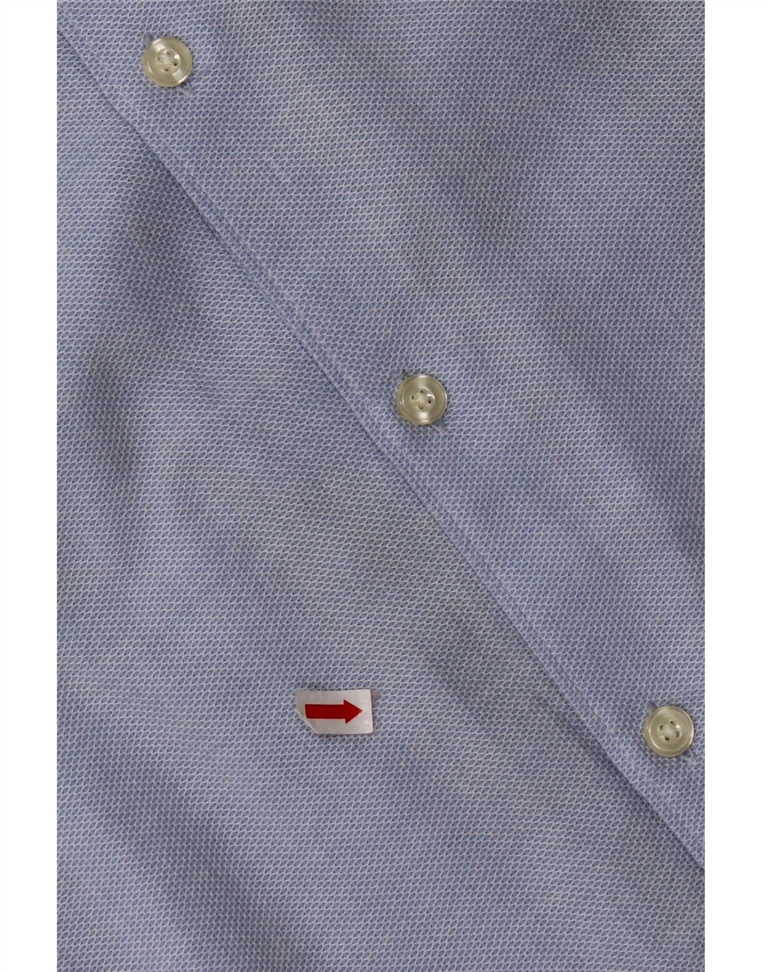 ZARA Chemise Slim Fit Grand Bleu Coton Homme