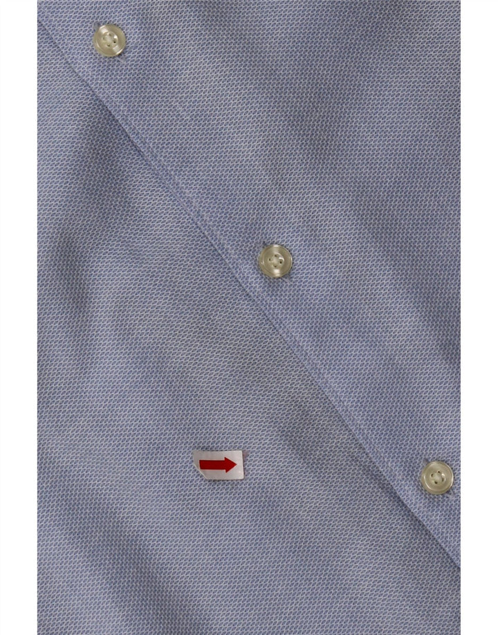 ZARA Chemise Slim Fit Grand Bleu Coton Homme