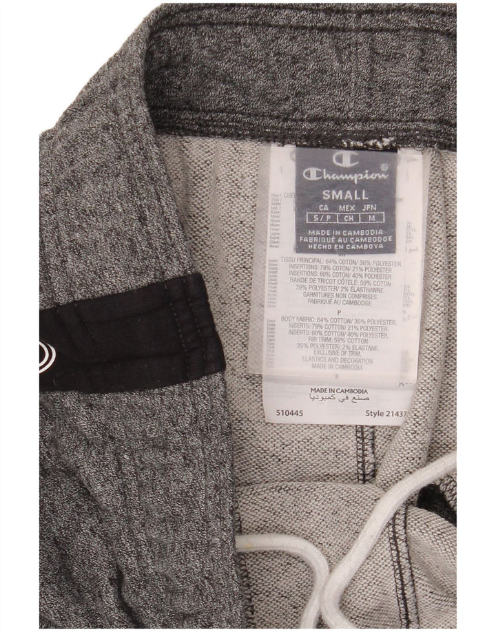 Champion Pantalon de Survêtement Graphique Homme Joggers Small Gris Colorblock