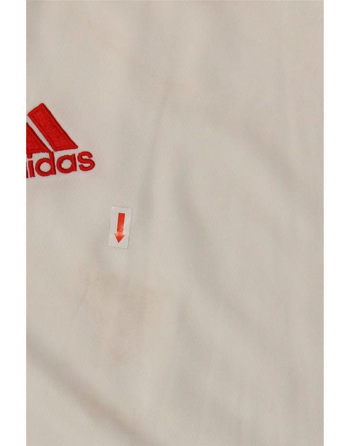 Adidas Hommes Climalite T-Shirt Haut 2XL Blanc Polyester