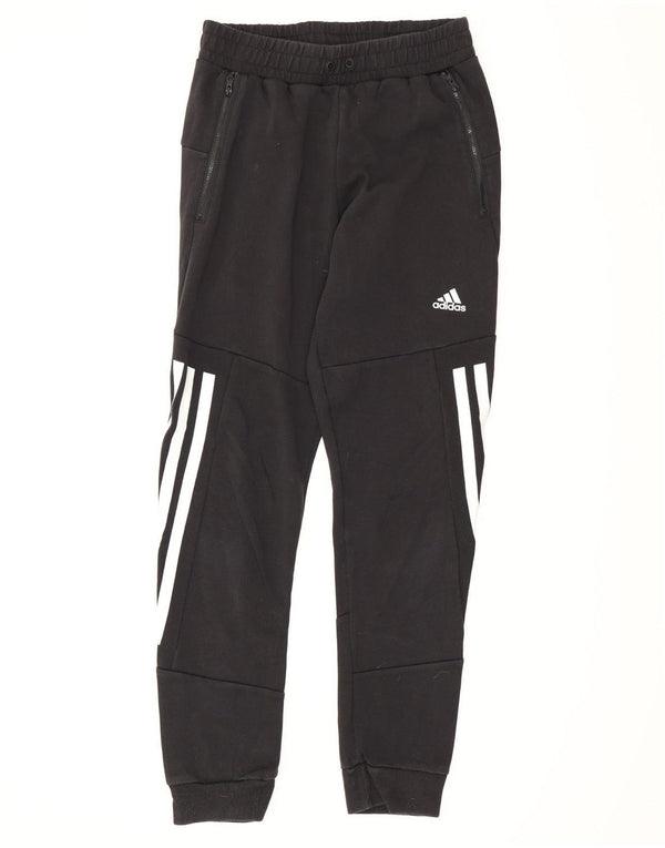 Adidas Pantalon de survêtement pour homme en coton noir Taille S