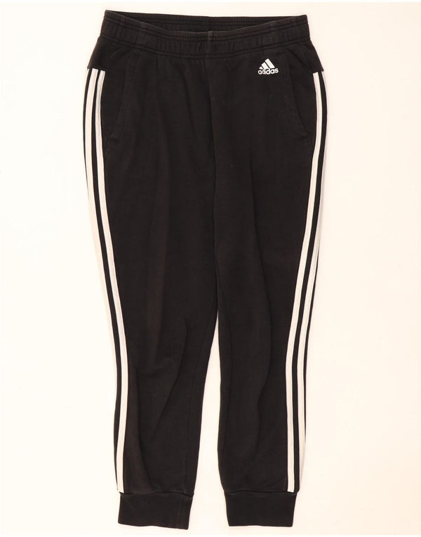 ADIDAS Pantalon de survêtement pour femme Joggers UK 8/10 Small Noir Coton