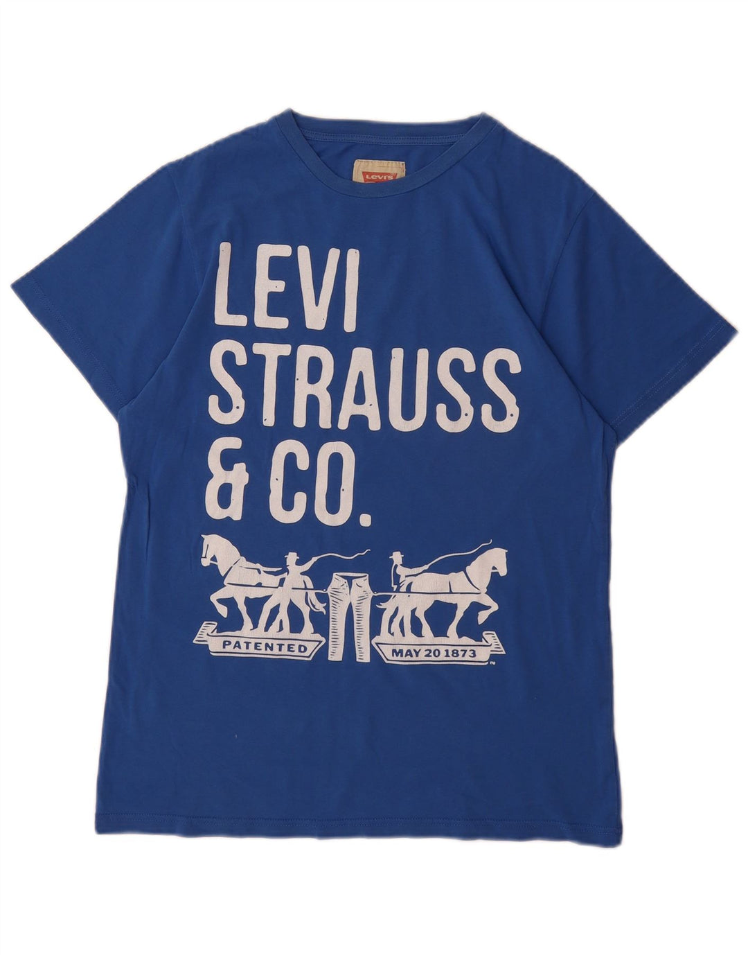 LEVI'S T-Shirt Graphique Garçon 15-16 ans Bleu Coton