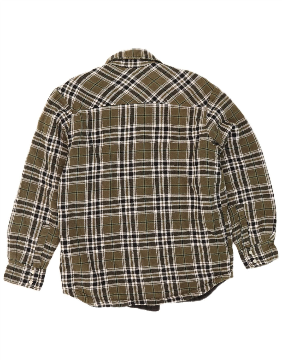 Dickies Chemise en flanelle Lumberjack pour homme en coton à petits carreaux kaki