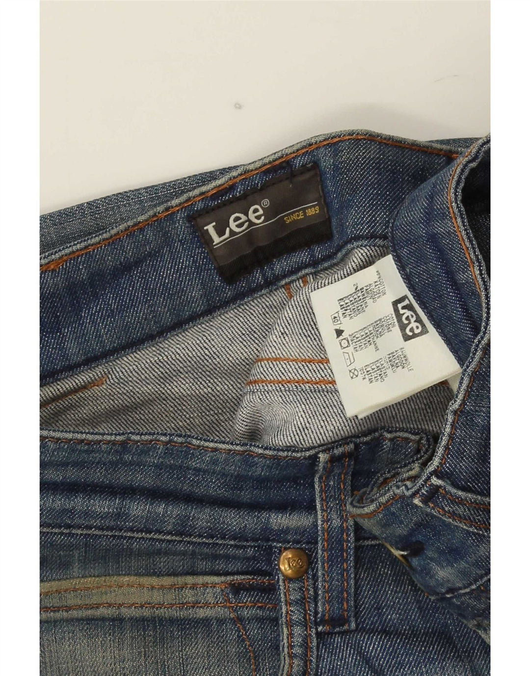 Lee Jean Slim Ramone W32 L26 Homme Bleu Coton