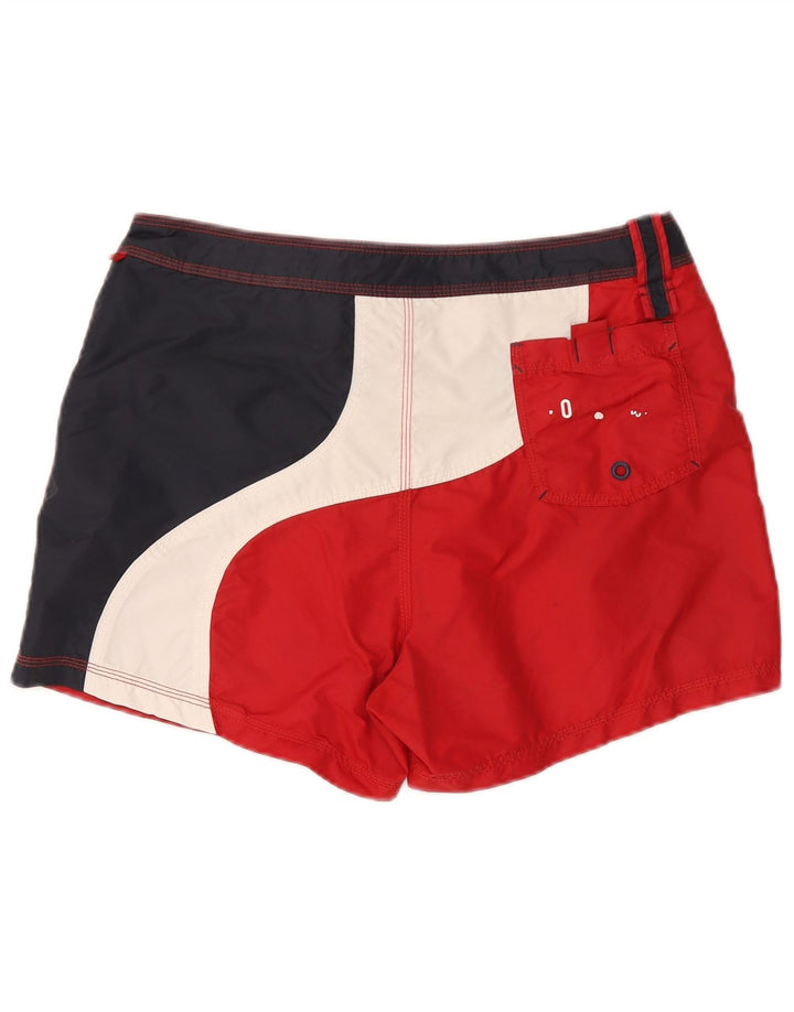 North Sails Short de Bain Homme Large Rouge Colorblock Polyamide