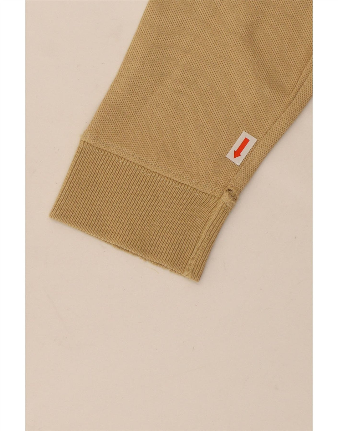 Fila Polo à Manches Longues Homme Beige Moyen Coton