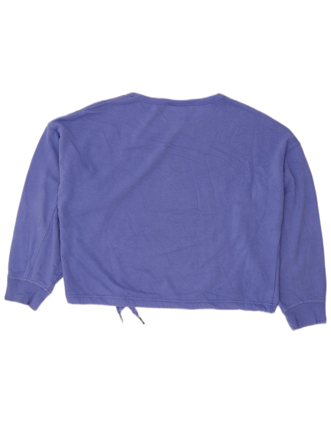 CHAMPION Sweat-shirt court surdimensionné pour femme UK 14 Bleu moyen