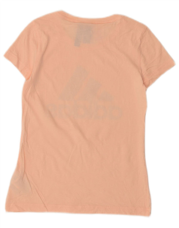 ADIDAS T-Shirt Graphique Fille 13-14 ans Rose Coton