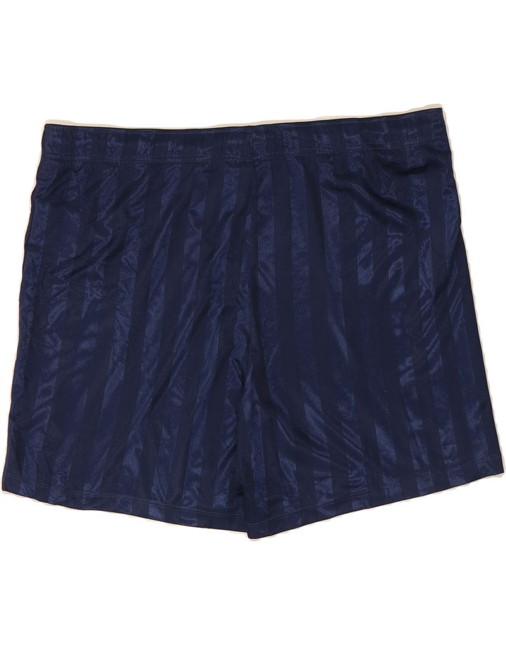 NIKE Mens Dri Fit Sport Shorts Medium  Navy Blue Striped Polyester Vintage Nike and Second-Hand Nike from Messina Hembry 