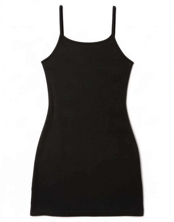 Nike Womens Slip Dress UK 10 Petit Bleu Marine Coton