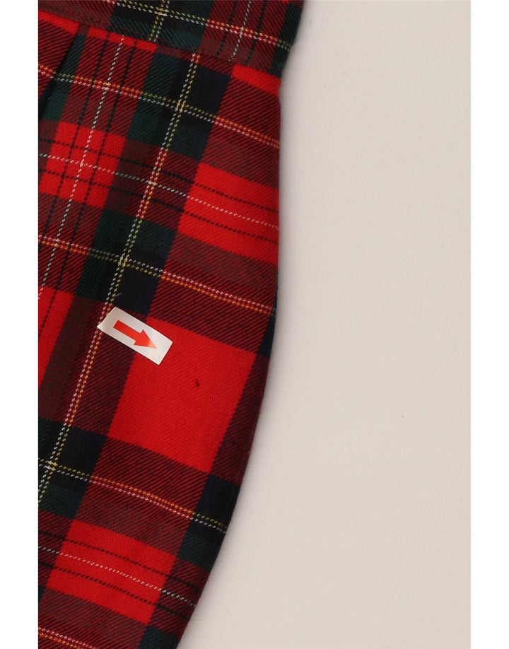 jupe crayon femme vintage W26 Petit Plaid Rouge
