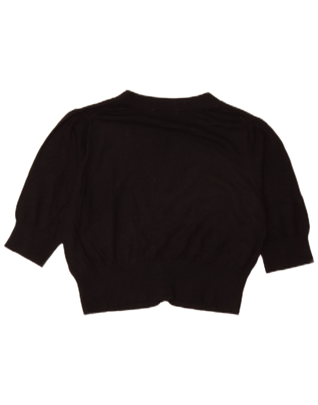 Marks & Spencer Pull cardigan court pour femme UK 14 Noir moyen