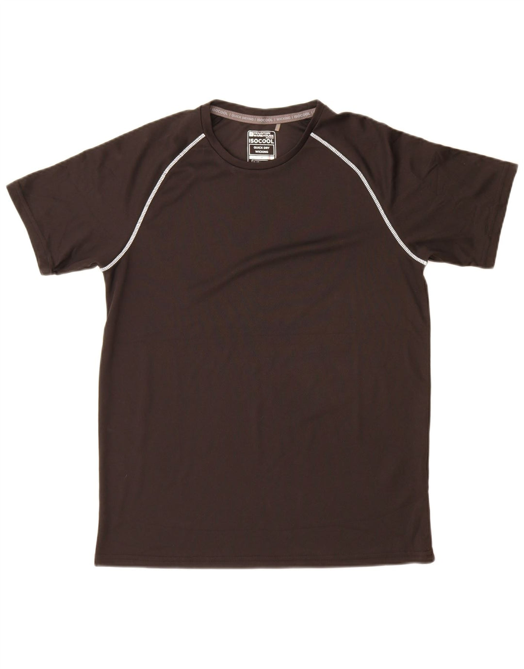 Mountain Warehouse T-Shirt IsoCool Homme Noir Moyen Polyester