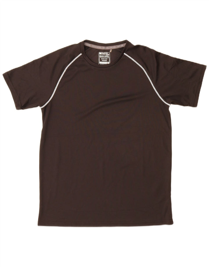 Mountain Warehouse T-Shirt IsoCool Homme Noir Moyen Polyester