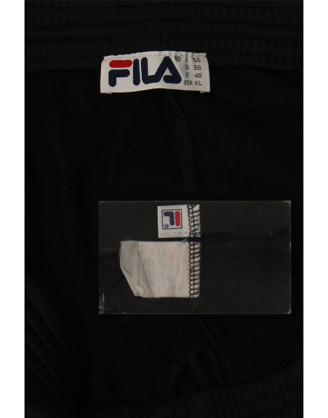 Fila Pantalon De Survêtement Homme XL Noir Polyester