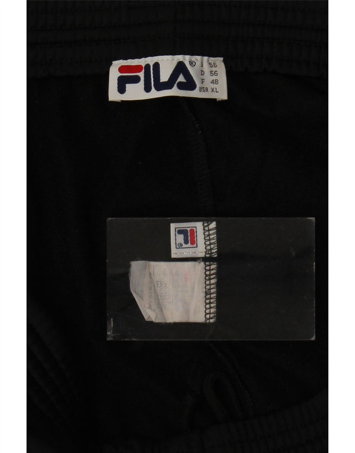 Fila Pantalon De Survêtement Homme XL Noir Polyester