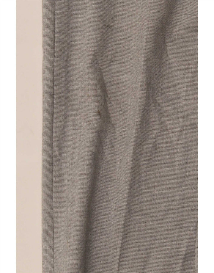 Marks & Spencer Pantalon de costume slim pour homme W32 L31 Gris Polyester Classique