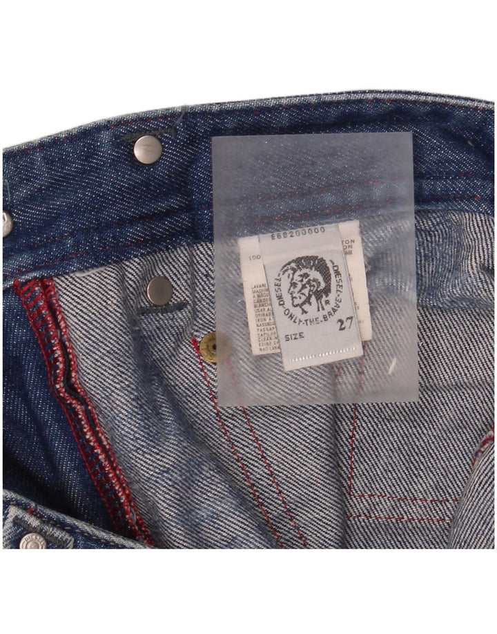 Jean droit vieilli femme Diesel W30 L32 coton bleu