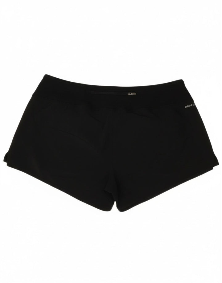 Nike Short de sport Dri Fit pour femme en polyester noir moyen
