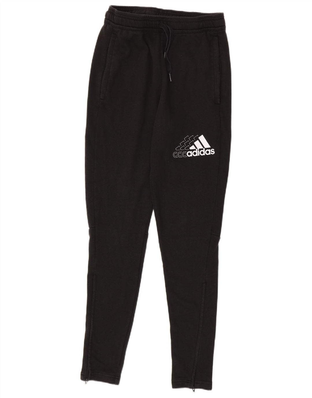 ADIDAS Pantalon de survêtement pour hommes Petit coton noir