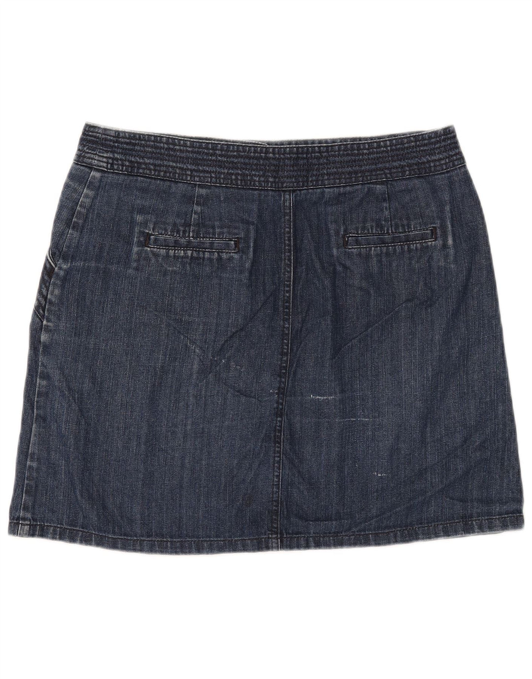 BODEN Jupe en jean pour femme UK 14 Large W32 Bleu marine Coton