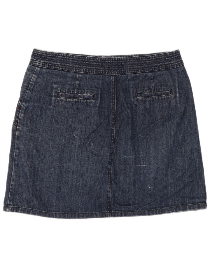 BODEN Jupe en jean pour femme UK 14 Large W32 Bleu marine Coton