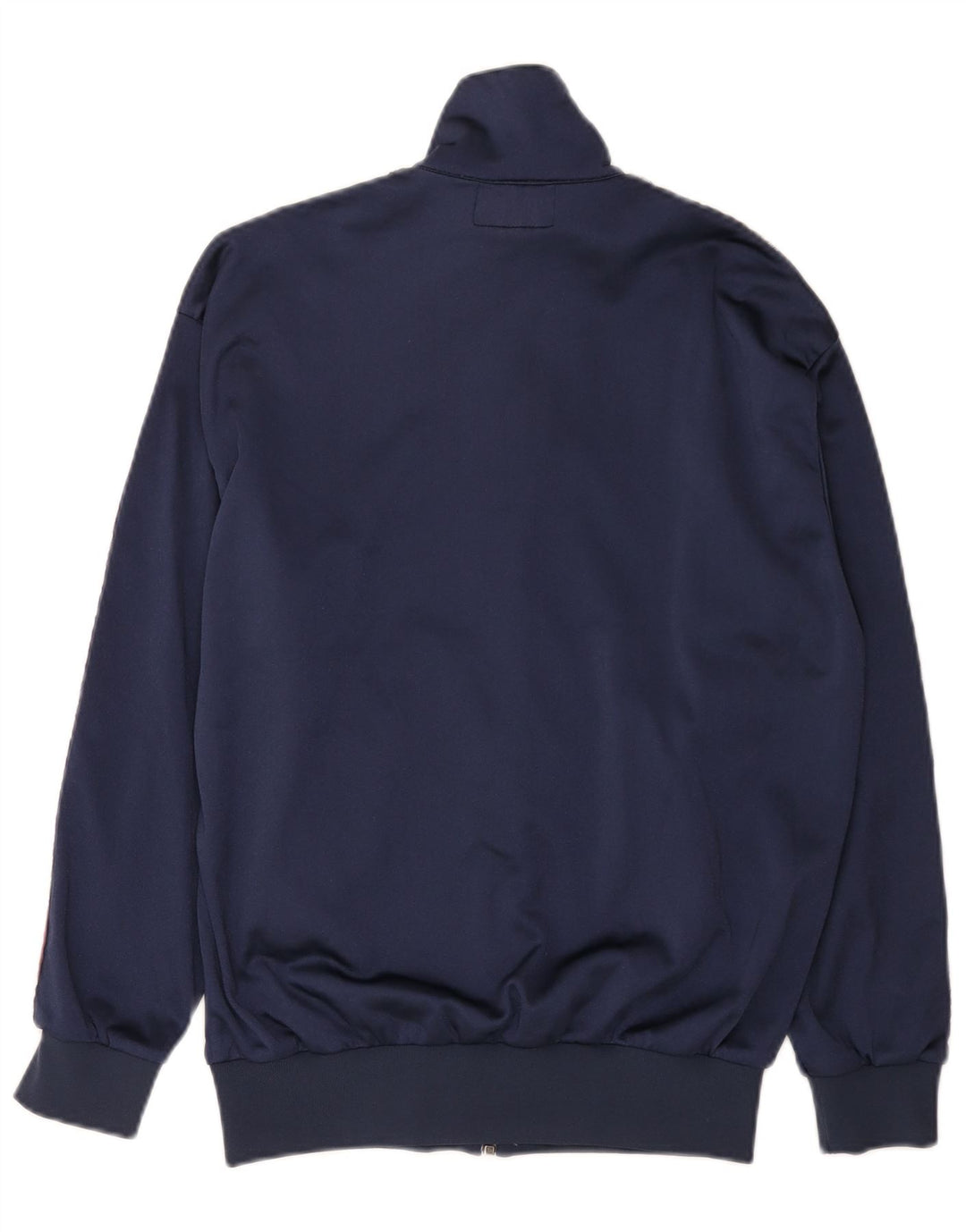 Asics Veste de survêtement graphique pour homme IT 46 Small Bleu marine Colourblock