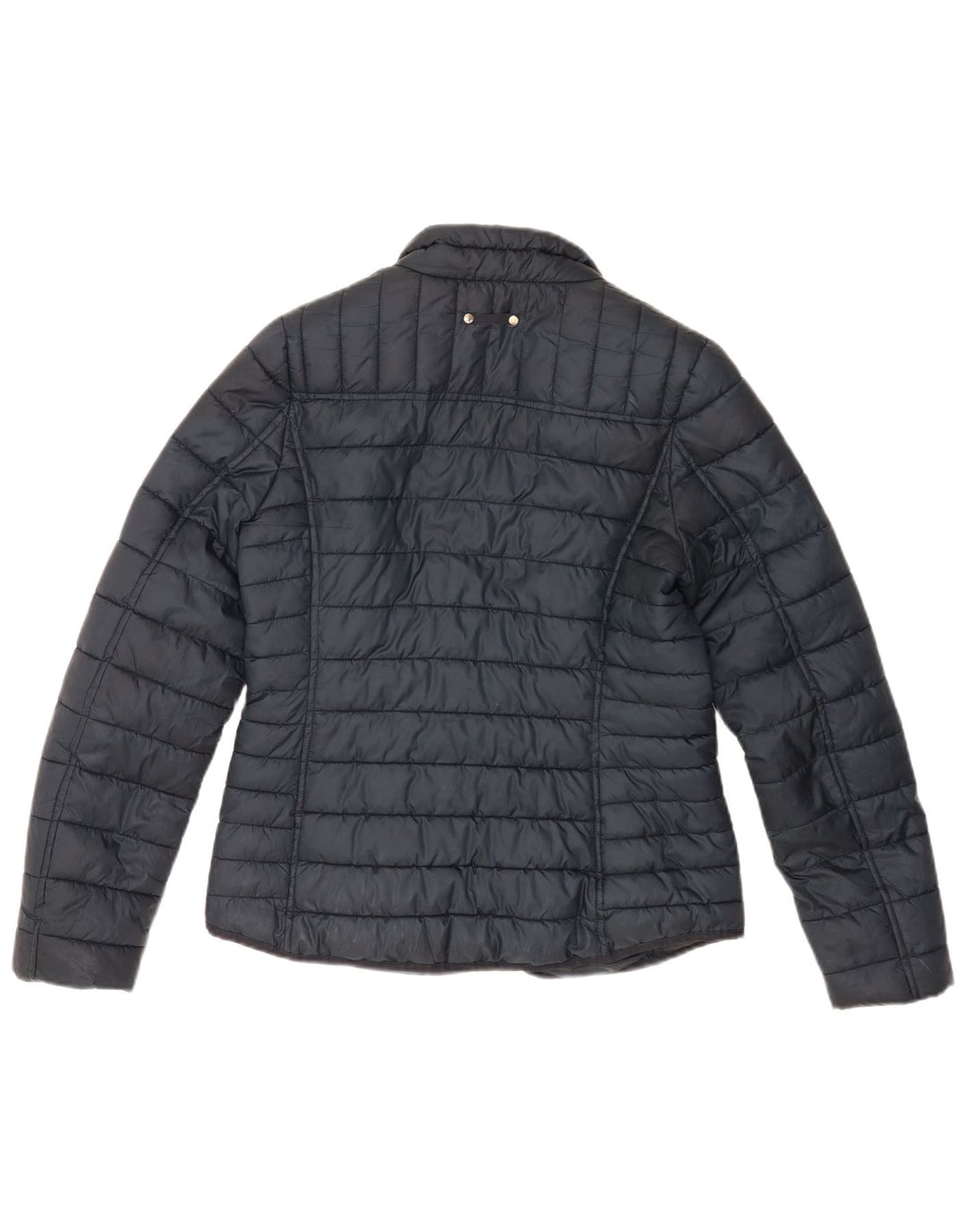 Joules Veste matelassée pour femme UK 12 Medium Bleu Marine Polyester