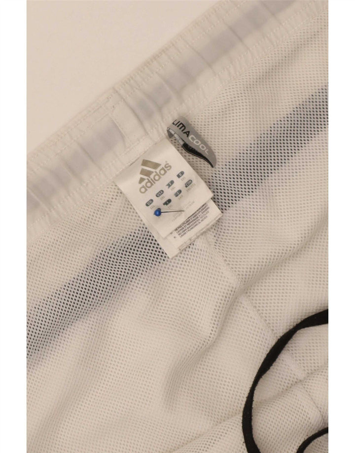 Adidas Short de sport Climacool pour homme 2XL Blanc Polyester