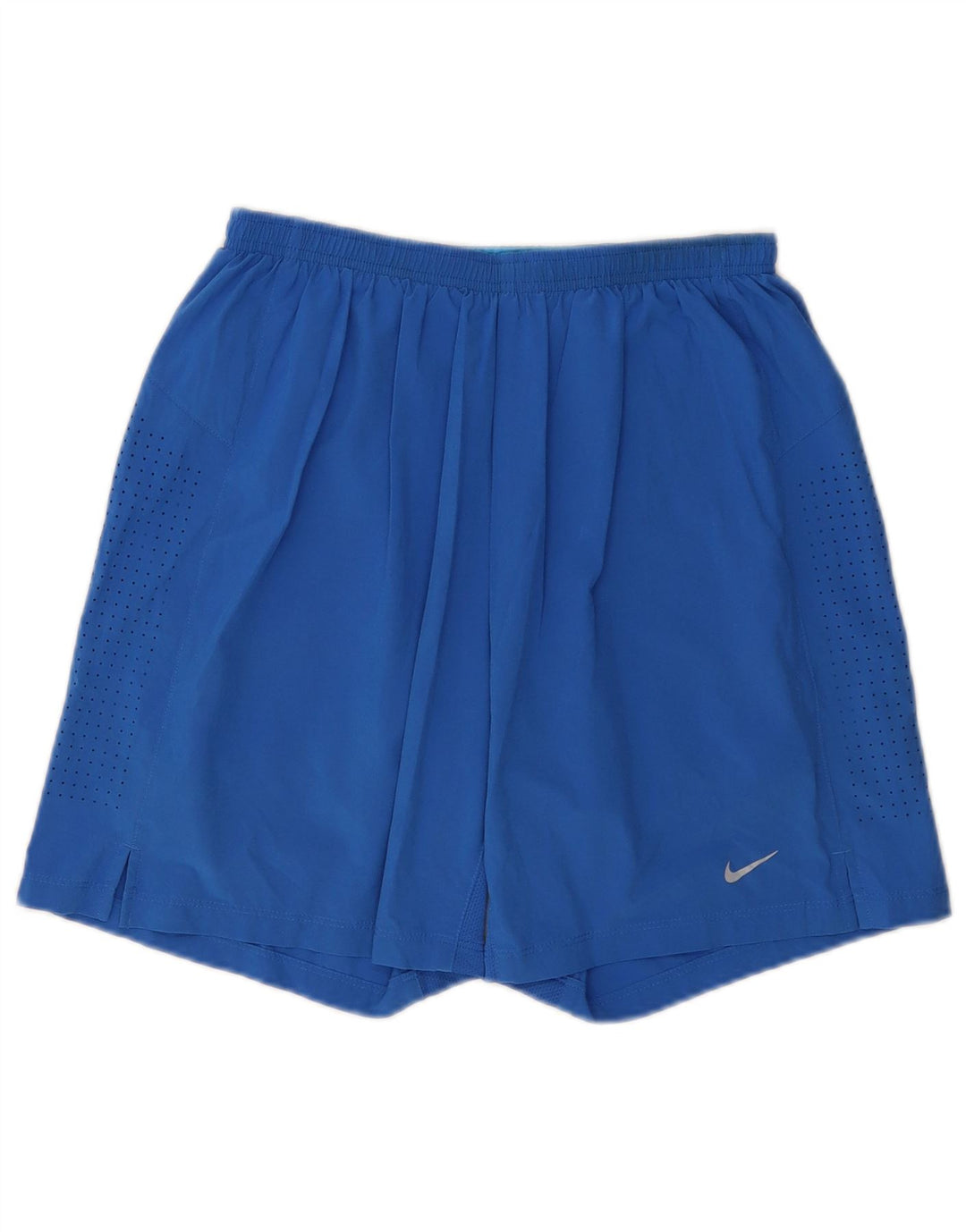 Nike Short de Sport Dri Fit Homme Bleu Moyen