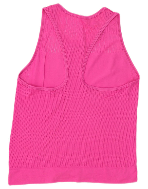 Nike Womens Dri Fit Débardeur UK 12 Rose Moyen