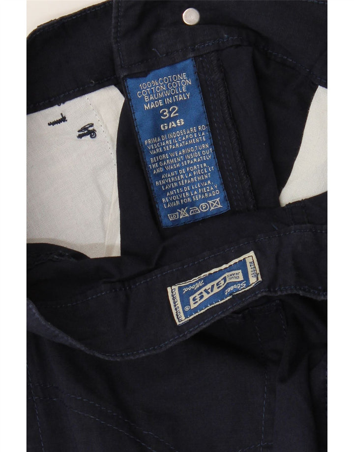 GAS Short décontracté femme W32 grand bleu marine coton