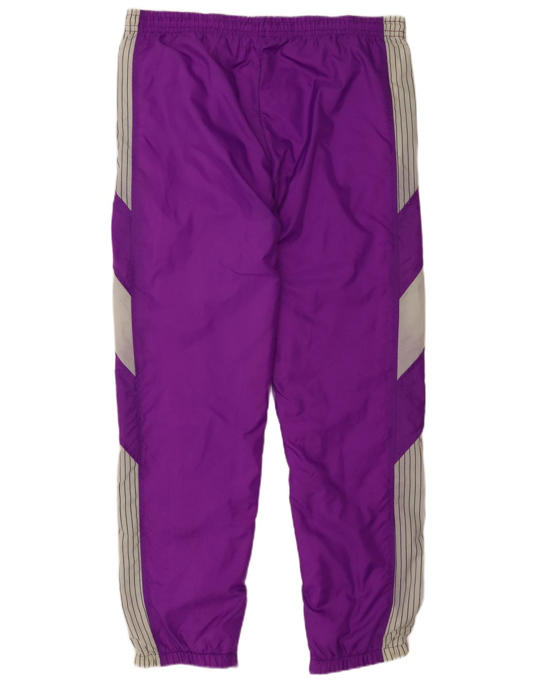 vintage Femmes Plein Survêtement EU 42 Grand Violet Rayé Polyamide