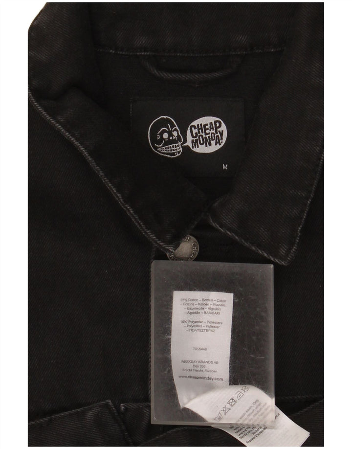 Cheap Monday Gilet en jean pour homme UK 38 Coton noir moyen