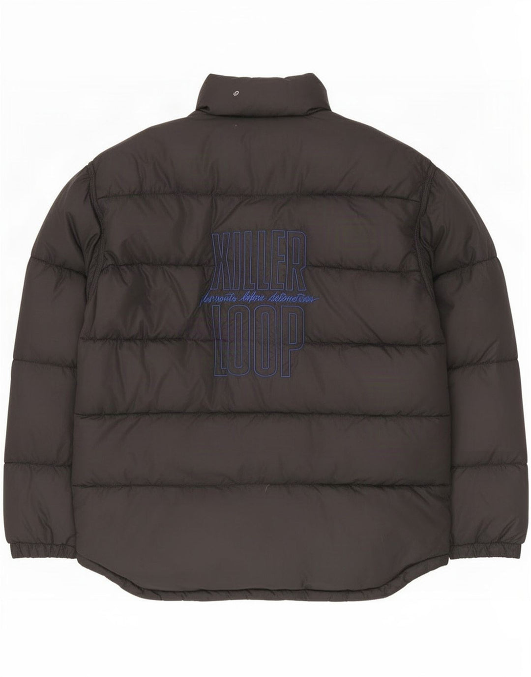 Killer Loop Veste matelassée réversible graphique pour homme UK 38 Medium Noir