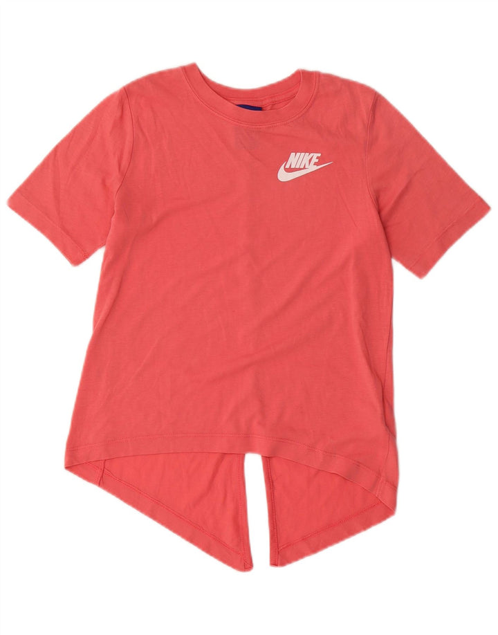 Nike T-Shirt Fille 10-11 ans Rose Moyen Polyester