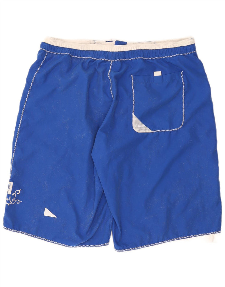 Puma Short de Bain Graphique Homme Large Bleu Polyester