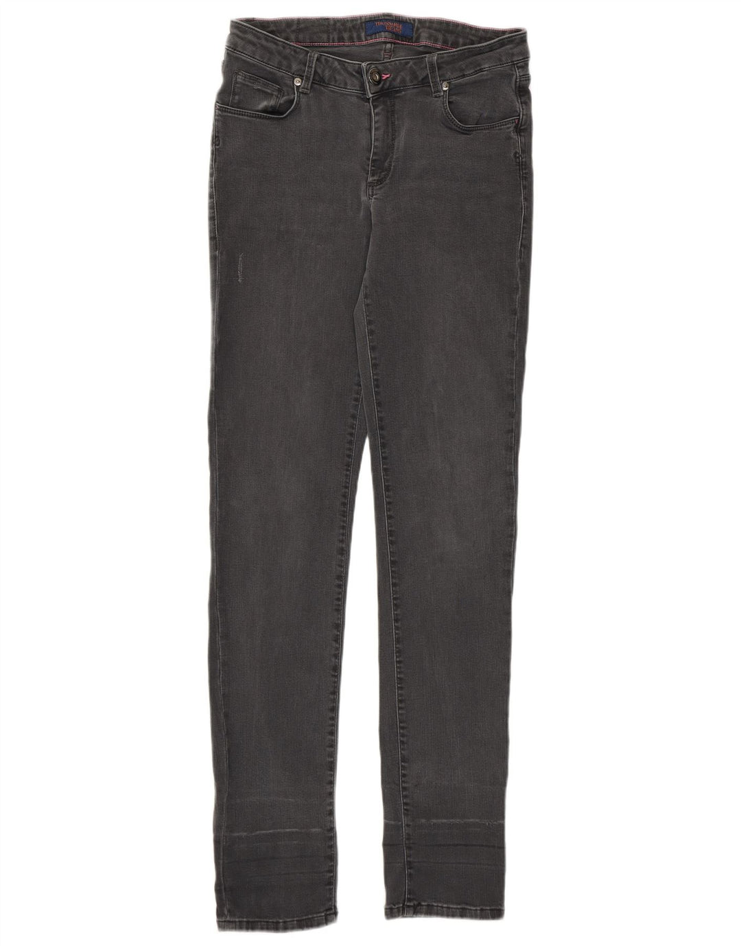 Trussardi Femme Jean Skinny W28 L32 Gris Coton