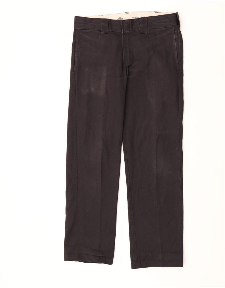 Dickies Pantalon Chino Slim Droit Homme W32 L32 Noir Polyester