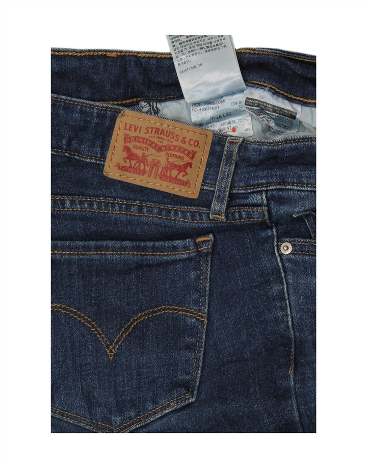 Levi's Jean Bootcut 715 Femme W28 L32 Bleu Marine Coton