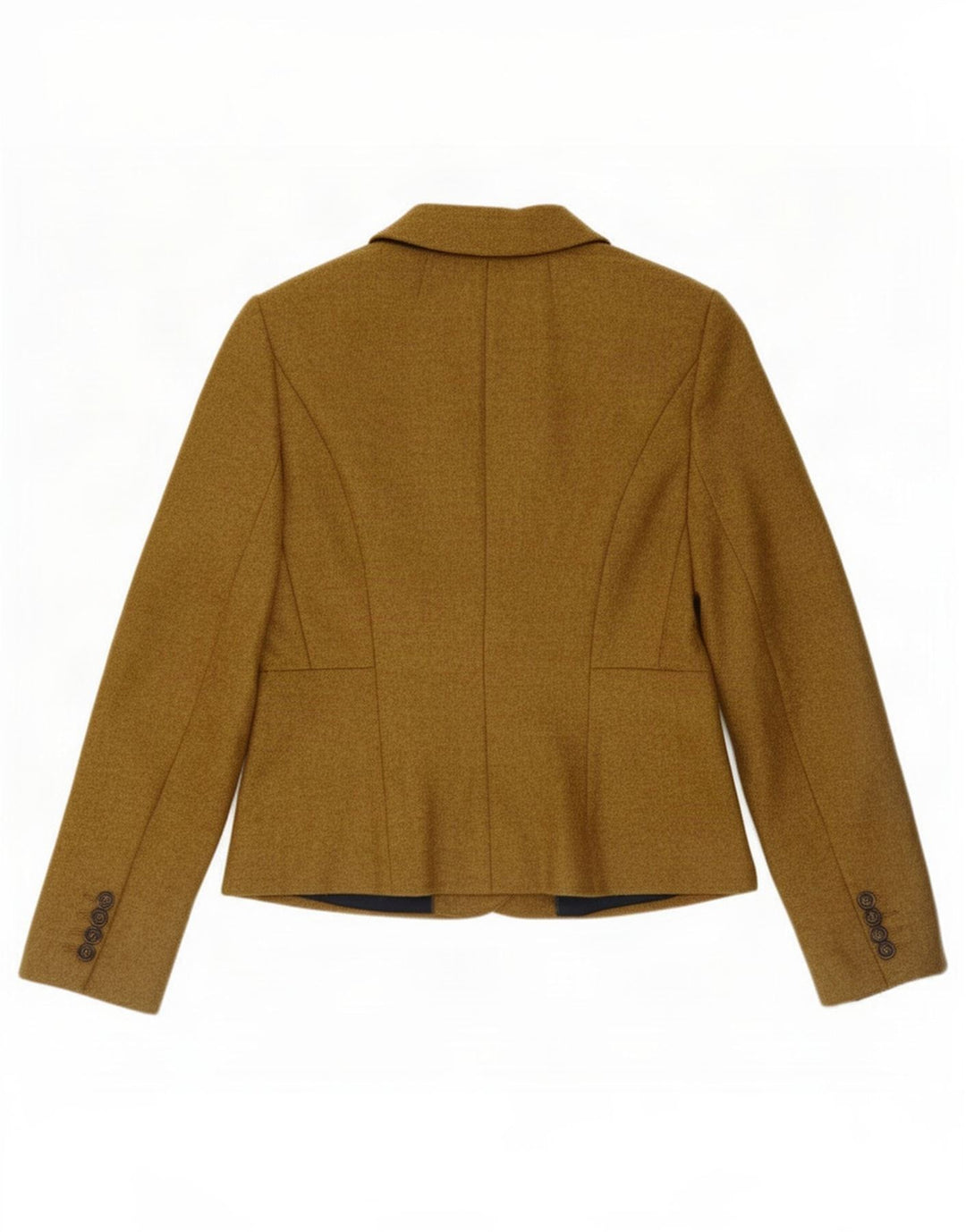 Hobbs Veste Blazer 2 Boutons Femme UK 12 Laine Beige Moyen