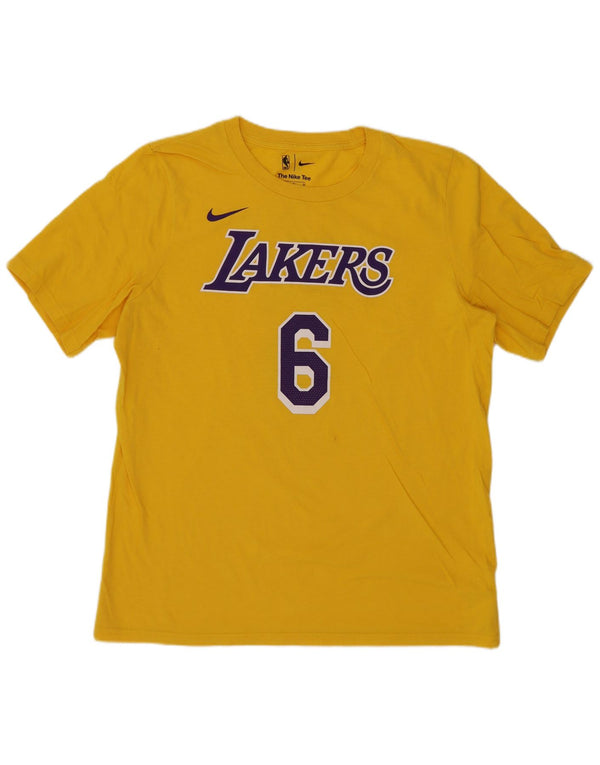 Nike Garçons Lakers Graphic T-Shirt Top 13-14 ans XL Jaune