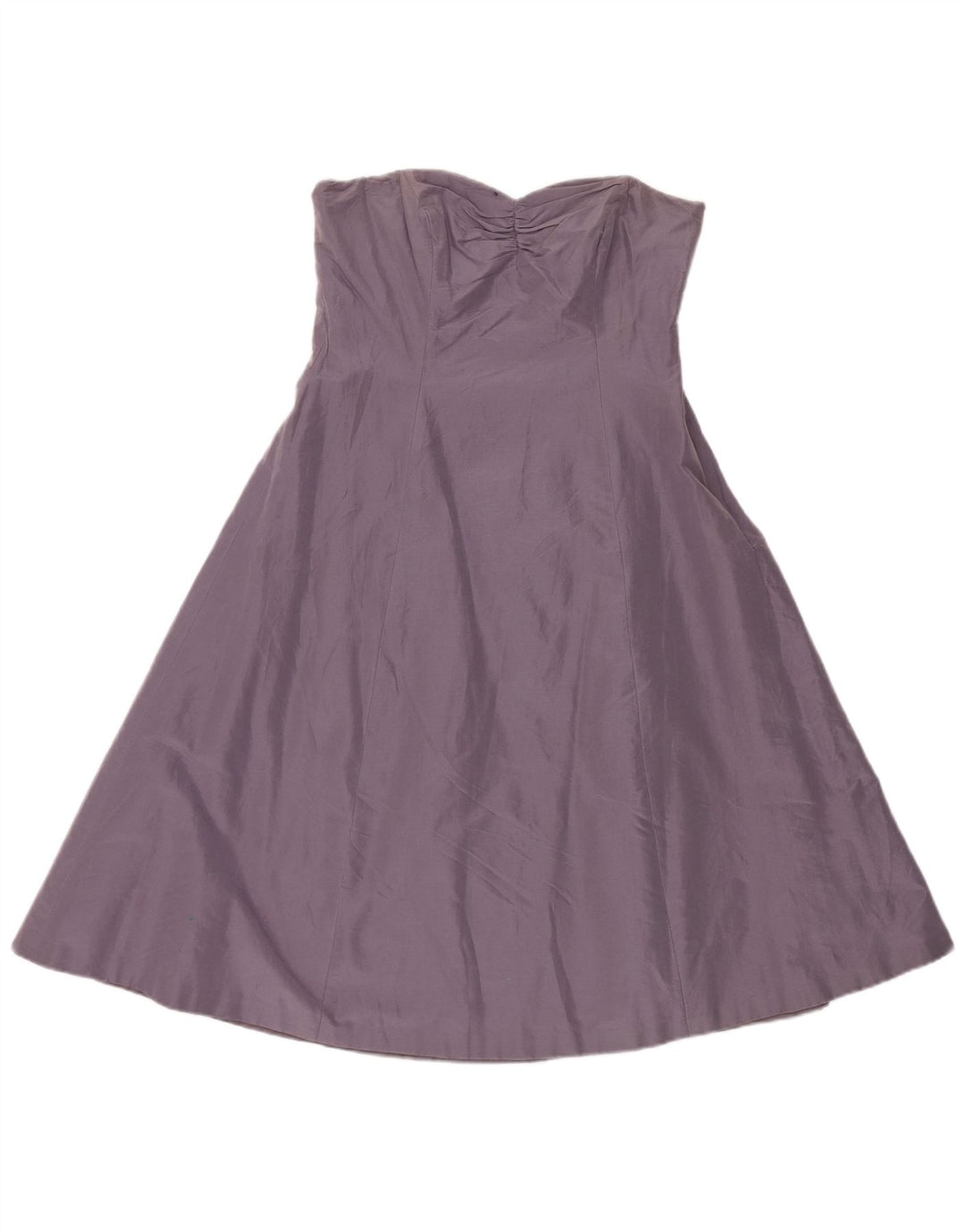 Coast Robe sans bretelles pour femme UK 44 Coton violet moyen