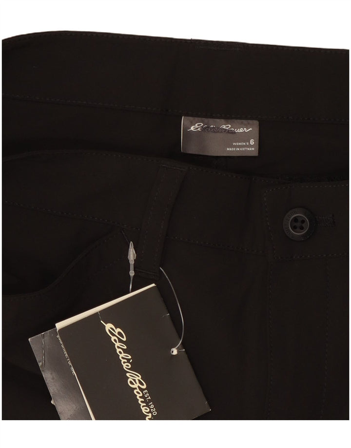 Eddie Bauer Pantalon Capri Femme US 6 Medium W30 L20 Noir Polyester