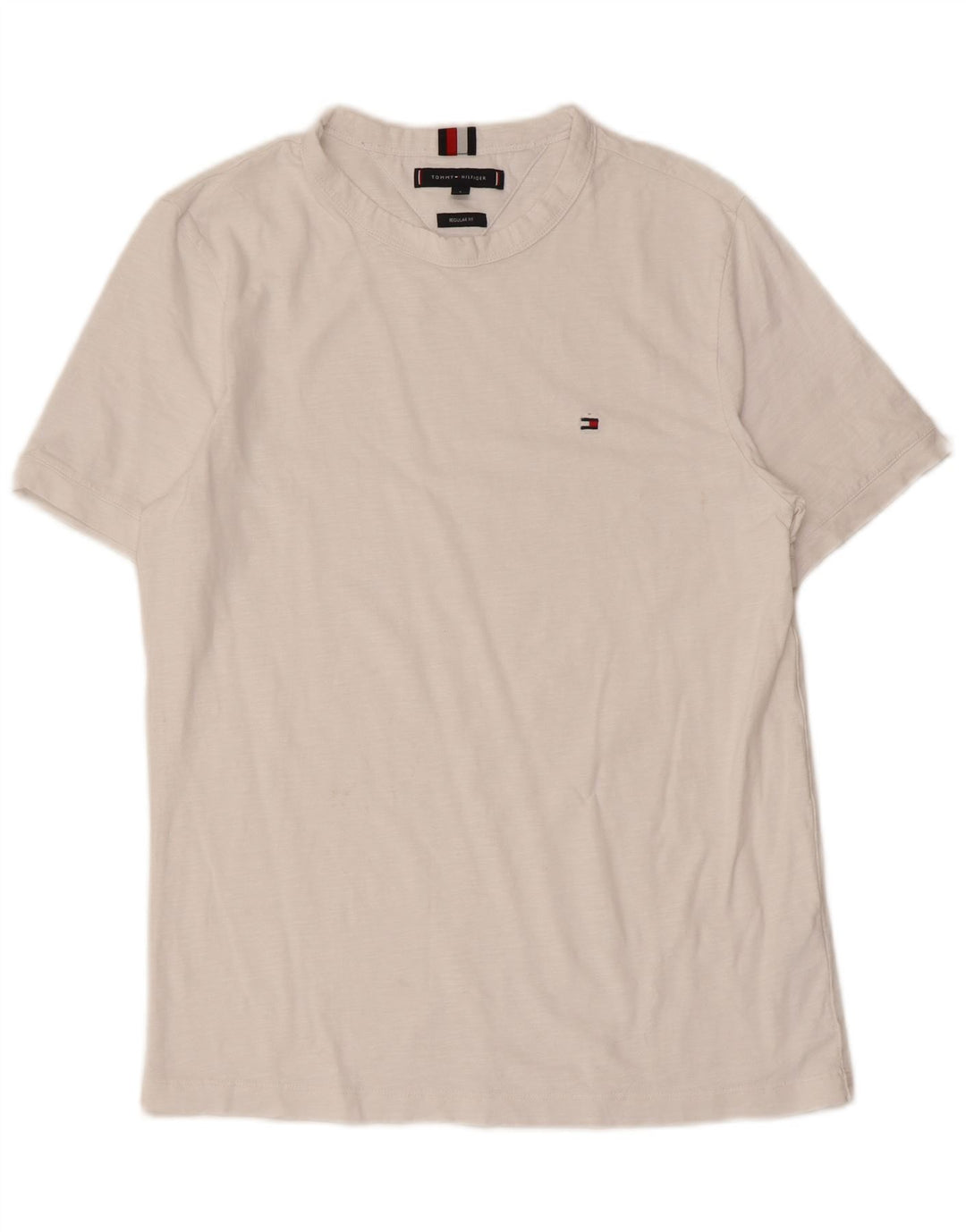 Tommy Hilfiger T-shirt coupe classique pour homme en coton blanc petit